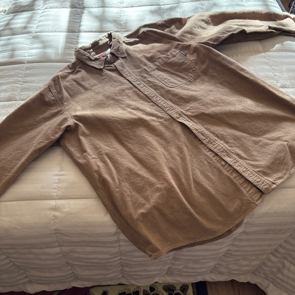 Wolverine Men’s Long Sleeve Brown Corduroy shirt